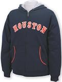 Houston Astros Navy Mitchell & Ness Full Zip Hooded Sweatshirt