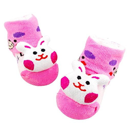 Elevin(TM)Newborn Infant Baby Boys Girls Anti-slip Non-Skid Crew Socks Cotton Boots