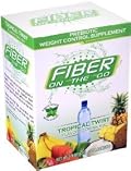 Fiber On The Go - Single Serving Prebiotic Fiber with Stevia, Tropical Twist (30 Packets)