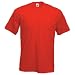 Fruit of the Loom Heavy Cotton T-Shirt - Red Large (41-43)