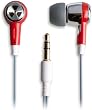 iFrogz EarPollution 3.5 mm Headphones - Red/Silver
