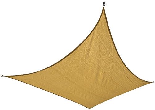 Faddivast Rectangle Oversized 13' X 19'8'' Sun Shade Sail, UV Block Fabric Sail Canpony Perfect for Outdoor Patio Garden Swimming Pool in Sand