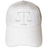 Houk Digital Design Symbols - Law - Scale of Justice (chrome) - Caps