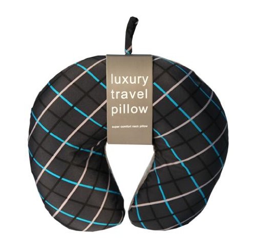 Luxury Travel Pillow - Plaid