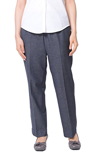 秋物入荷 【レーヨン混デニム調パンツ 丈直し不要（股下60cm）】はき心地の良い上品デニム タイセイ 5213