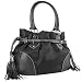 Buti Black Nylon and Leather Italian Handbag