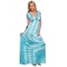 Womens Long Summer Tie Dye Beach Party Maxi Sundress