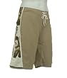 Mens Hawaiian Board Shorts, Island Khaki