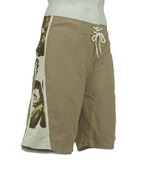 Mens Hawaiian Board Shorts, Island Khaki, FREE Shipping from Hawaii