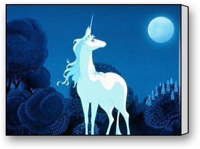 ArtShop Gallery Wrapped The Last Unicorn Custom Modern Art Painting Wall Decor Canvas Print