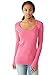 Alternative Women's Scoop Neck Tee With Rib Sleeve