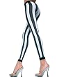 opaque vertical stripes leggings