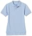 Dockers Boys 2-7 Short Sleeve Pique Polo- School Uniform,Light Blue,Large