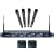 VocoPro  UHF-5805 Professional Rechargeable 4 Channel UHF Wireless Microphone System