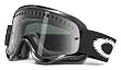 Oakley O-Frame MX Goggles,Jet Black Frame/Dk Grey Lens,one size