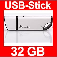 32GB USB STICK classic Speicher Memorystick Memory Speicherstick Flash Drive 2.0 Disk Alu 32 GB Classic von MemoryStar - NEU