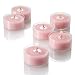 Pink Gardenia Scented Clear Cup Tealights Set of 25