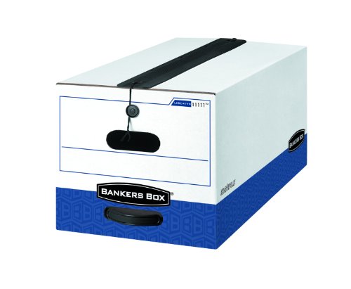 Bankers Box Liberty Plus Heavy-Duty Storage Boxes, Letter, 12 Pack (11111)