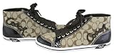 Coach Women's Brendi High-top Sneakers Khaki Brown Size 12