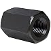 Carbon Steel Coupling Nut, Black Oxide Finish, 7/8"-9 Threads, Made in US (Pack of 2)