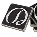 Marble coaster Set D - Black