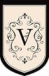 Monogram Garden Flag - V Monogram Garden Flag - V
