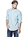 GUESS Men's Sunset Regular-Fit Slub Popover Shirt