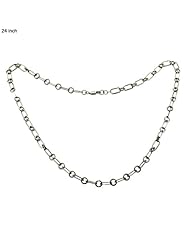 24Inch Sterling Silver Chain Necklace Fashion Gift Jewelry