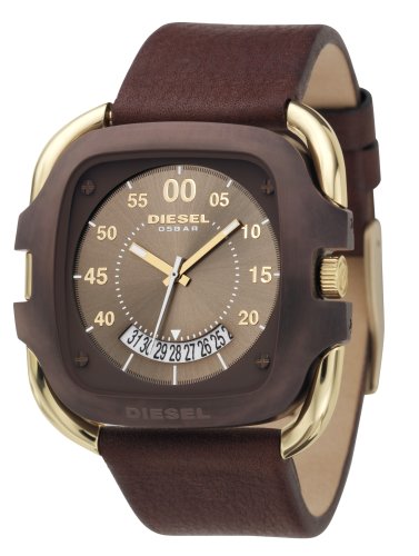 Diesel DZ5122 Ladies Analogue Brown Leather Strap Watch