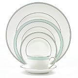 Vera Wang Blue Duchesse Oval Platter, 13.75