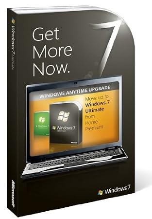 Microsoft  Windows 7 Anytime Upgrade, Home Premium to Ultimate, EN