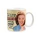 Vandor 4-3/4 by -1/4 by 3-3/4-Inch Retro Humor Confused with Maid 12-Ounce Ceramic Mug, Multicolored