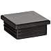 Kapsto 260 Q 4545 1.5 - 2 Polyethylene Square Plug, Black, 45 mm (Pack of 100)