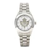Toronto Maple Leafs Ladies Child Sapphire Series Crystal Platinum Watch - NHL Hockey by Game Time