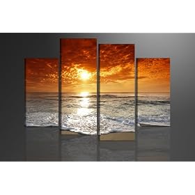 Image sur toile 130 x 80 cm Mod�le N� XXL 6038 de vacances Tableaux pour la mur, encadr�s, pr�ts � poser, tout les images sur ch�ssis g�ant bois v�ritable.