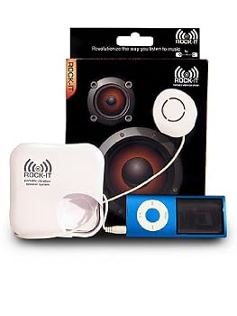 Rock-It Portable Vibration Speaker System for iPod/iPhone - White