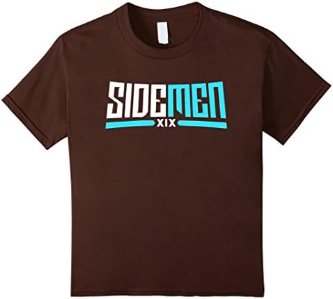 Kids Sidemen T shirt 4 Brown