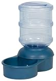 Petmate Le Bistro Waterer with Microban, Medium, 2.75-Gallon Capacity, Peacock
