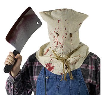 Horror Hood Mask Adult (One-Size)