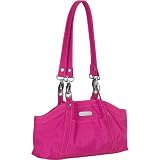 baggallini Baby Hampton Bagg - Crinkle Nylon (Fuschia/Pewter)