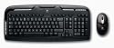 Logitech EX 110 Desktop Tastatur/Maus USB PS2 schwarz refresh