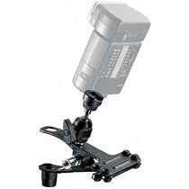 Manfrotto 175F Spring Clamp with Flash Shoe - aka Justin Clamp (Black)