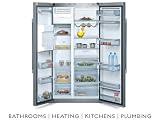 Neff American Style Fridge Freezer Stainless Steel Door