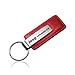 Jeep Wrangler Red Leather Car Key Chain, Official Licensed