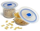 Bormioli Rocco Frigoverre Plus Round Glass Storage Bowls with Frosted Blue Lids, Set of 2 419LPqaXKcL. SL160 Bormioli Rocco Frigoverre Plus Round Glass Storage Bowls with Frosted Blue Lids, Set of 2