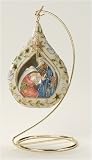 Pack Of 6 Religious Cloisonne Holy Family Christmas Ornaments 4.5