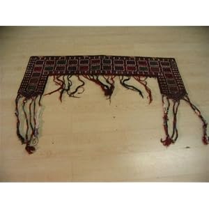 1'11 x 4'0 Red Persian Hand Knotted Wool Balouch Round Rug