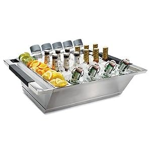 Glacier Double Wall Beverage Servers - 35"W x 20-1/2"D x 6"H - Frontgate