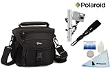 Lowepro Nova 140 AW Digital DSLR Camera Shoulder Bag + Flexible Tripod, Wri ....