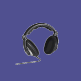 Studio Quality Headphones, 8 1/2' Cord, Dark Gray (CCS55229)